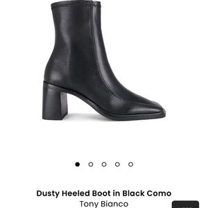 Tony Bianco - DUSTY HEELED BOOT IN BLACK COMO